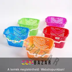 Színes ruhacsipesz kosár