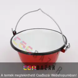 Zománcos asztali tálaló bogrács 0,80 L