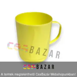 Műanyag teáscsésze