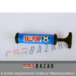 Labdapumpa tűszeleppel 14 cm