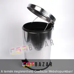 króm pedálos szemetes kuka 20 literes
