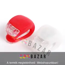 Szilikonos bicikli lámpa 2db/csomag