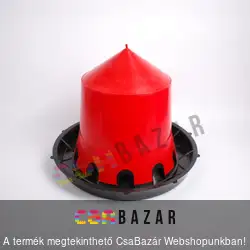 Műanyag csirke, csibeetető bástya 20 L