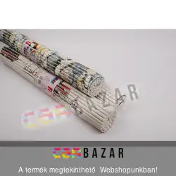 Színes, mintás, szivacs szőnyeg 1m x 65 cm - fürdőszobai kilépő