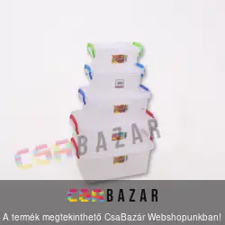 Szögletes tárolódoboz füllel 25L