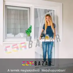 Rovarháló ajtóra 220cmx100cm fehér