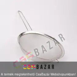 Inox nyeles szűrő 24 cm
