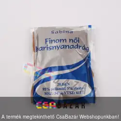 Finom női harisnyanadrág barna 3-4 méret