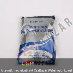 Finom női harisnyanadrág fekete 3-4 méret