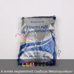 Finom női harisnyanadrág fekete 1-2 méret