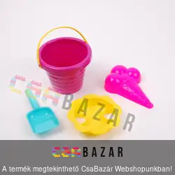 Kis hullámos homokozó 4 db-os szett