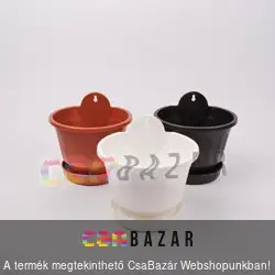 Fali cserép nagy barna