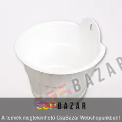 Fali cserép kicsi fehér