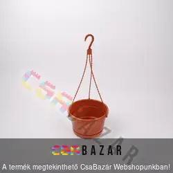 Holland függőcserép kicsi terrakotta