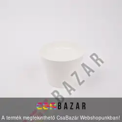 Műanyag virágcserép fehér 16 cm