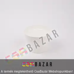 Műanyag virágcserép fehér 34 cm