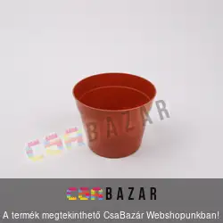 Műanyag virágcserép terrakotta 20 cm