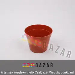 Műanyag virágcserép terrakotta 27 cm