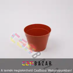 Műanyag virágcserép terrakotta 30 cm