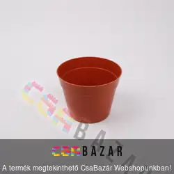 Műanyag virágcserép terrakotta 34 cm
