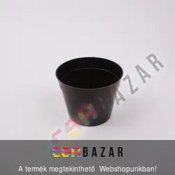 Műanyag virágcserép sötét barna 18 cm