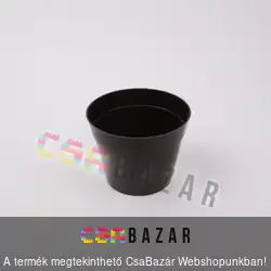 Műanyag virágcserép sötét barna 24 cm