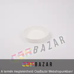 Műanyag virágcserép alátét fehér 24 cm