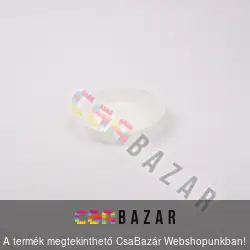 Műanyag virágcserép alátét fehér 27 cm