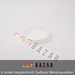 Műanyag virágcserép alátét fehér 30 cm