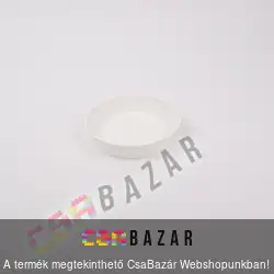 Műanyag virágcserép alátét fehér 40 cm