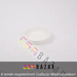 Műanyag virágcserép alátét fehér 50 cm