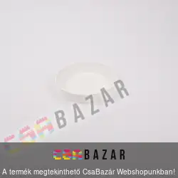 Műanyag virágcserép alátét fehér 32 cm