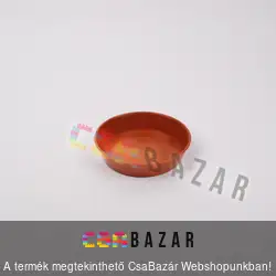 Műanyag virágcserép alátét terrakotta 10 cm
