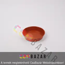 Műanyag virágcserép alátét terrakotta 14 cm