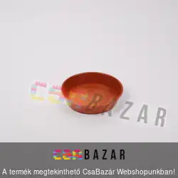 Műanyag virágcserép alátét terrakotta 16 cm