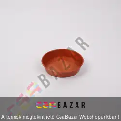 Műanyag virágcserép alátét terrakotta 21 cm