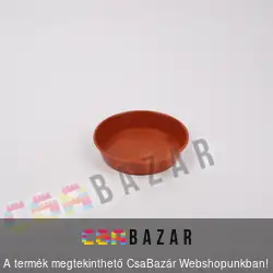 Műanyag virágcserép alátét terrakotta 24 cm