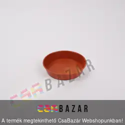 Műanyag virágcserép alátét terrakotta 27 cm
