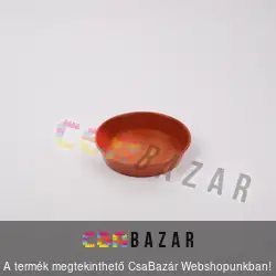 Műanyag virágcserép alátét terrakotta 30 cm