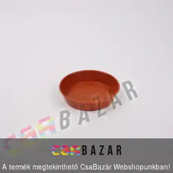 Műanyag virágcserép alátét terrakotta 32 cm