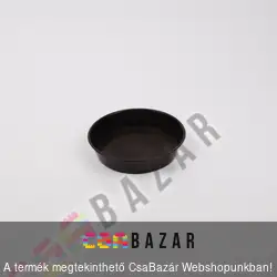 Műanyag virágcserép alátét sötét barna 16 cm