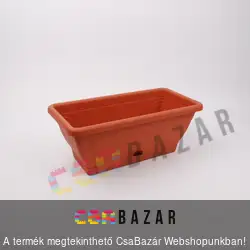 Virágláda terrakotta 40 cm
