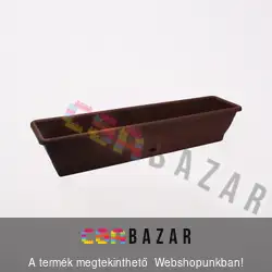 Virágláda barna 80 cm
