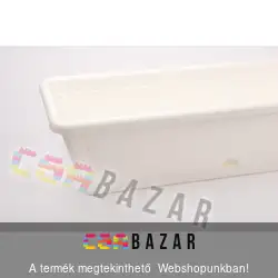 Virágláda fehér 80 cm