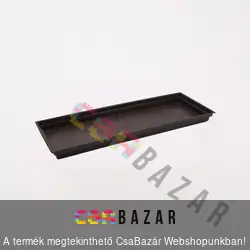 Hagyományos balkonláda alátét barna 40 cm
