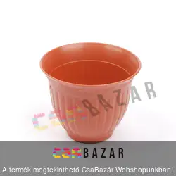 Szőlős kaspó 19cm terrakotta