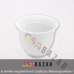 Szőlős kaspó 23cm fehér