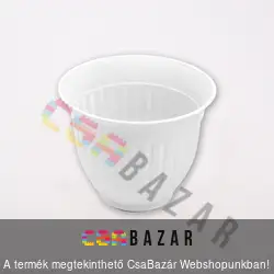 Szőlős kaspó 27cm fehér