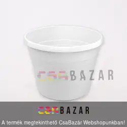 Peremes virágcserép fehér 44cm