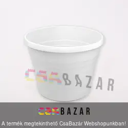 Peremes virágcserép fehér 50cm